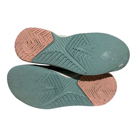 Asics Solution Speed FF 2 Women's 7.5 Teal White Tennis Court Shoes Gel Soles - Picture 8 of 8